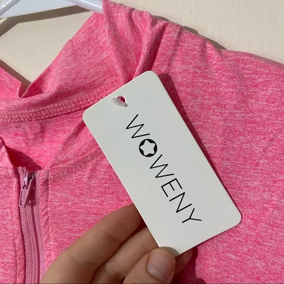 WOWENY Women’s Pink 1/4 Zip Golf Tank M - Picture 5 of 11